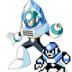 Illustration for article titled Mega Man 10 Robot Masters Sprites Vs. Art